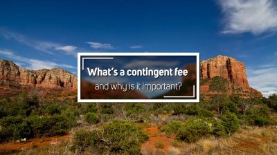 What's a contingent fee and why is it important?